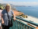 Linda overlooking the Bay of Naples